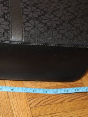 Large Kate Spade black spade floral multi bag